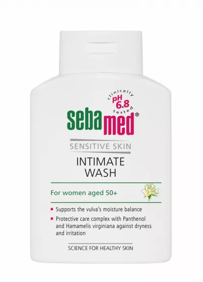 Sebamed Sensitive Skin Gel dermatologic pentru igiena intimă feminină (+50 ani) * 200 ml