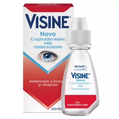 Visine Novo 0,5 mg/ml picături oftalmice, solutie * 15 ml