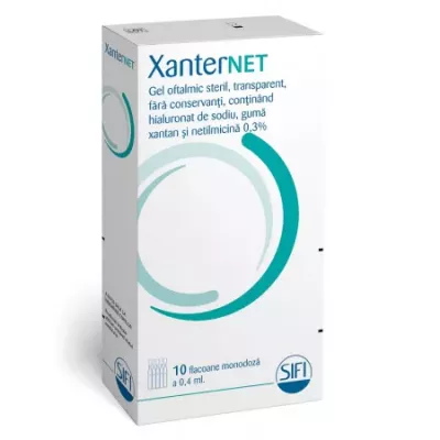 Xanternet gel oftalmic 0,4 ml * 10 flacoane