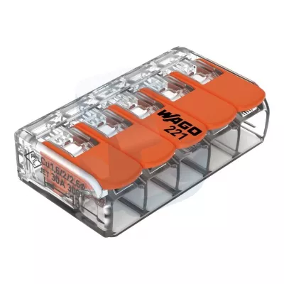 Accesorii electrice - CLEMA LEG WAGO 5POLI  221-415 EL0031900, comsport.ro