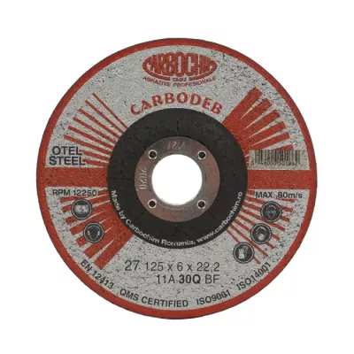 Discuri taiat-polizat-slefuit - DISC POLIZARE METAL 125*6.0 CARBOCHIM, comsport.ro