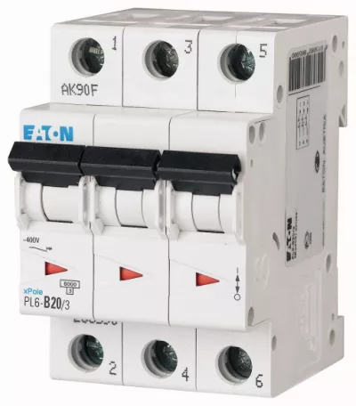 Produse - Intrerupator Automat 20A 3P C 6KA, comsport.ro
