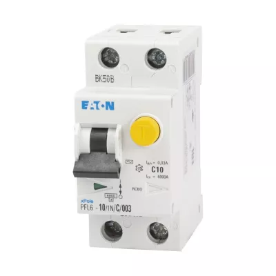 Intrerupator Diferential 10A 1P+N C 6KA 30mA