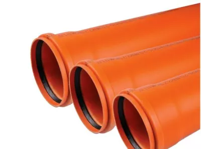 Teava PE- PVC - TEAVA PVC 110 3M PORTOCALIE SN8, comsport.ro