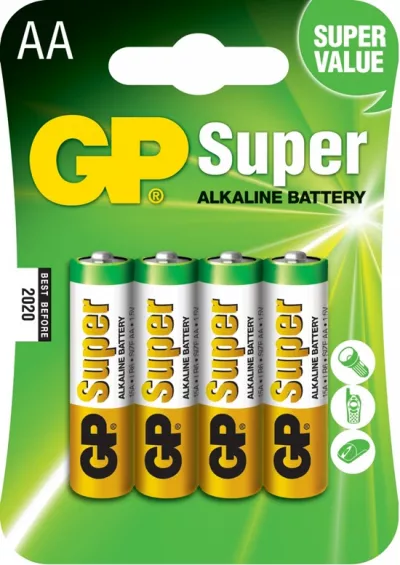 Baterie - BATERIE SUPER ALCALINA R6 GP15A BL4, dennver.ro