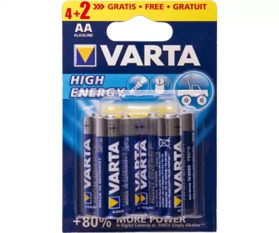 Baterie - BATERII LONGLIFE POWER 4906 4+2 BUC LR06 VARTA, dennver.ro