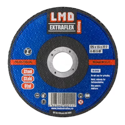 Disc de taiat si Elemente taiere - DISC 125x1.5x22.2 LMD EXTRAFLEX, dennver.ro