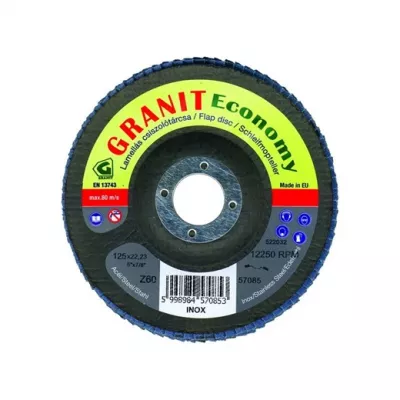 Disc polizor - Disc slefuire - DISC LAMELAR FRONTAL GRANIT Z100 125x22.23mm, dennver.ro