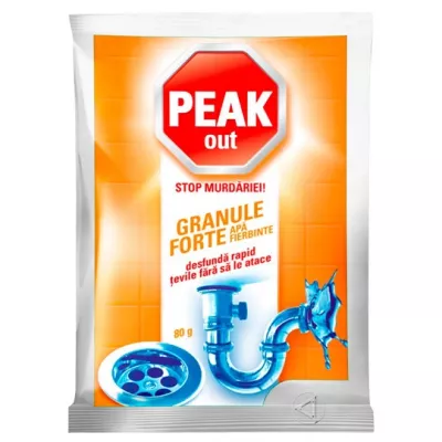 Detergenti - solutiii curatenie - GRANULE FORTE 80 GR PEAK OUT, dennver.ro