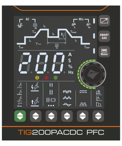 EVO20 TIG 200P AC/DC PFC (E2S22) - Aparat de sudura TIG AC/DC INDUSTRIAL Jasic