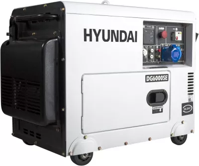 Generator de curent monofazat cu motor diesel HYUNDAI DHY6000SE   