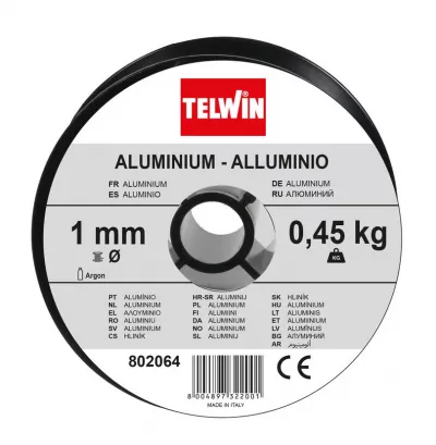 Sarma sudura aluminiu AlMg5 Telwin 1.0 mm rola 0.45 kg