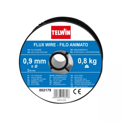 Sarma sudura cu flux Telwin 0.9 mm rola 0.8 kg - pentru sudura fara gaz