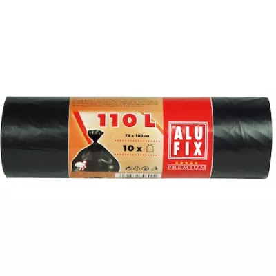 Produse Alufix - ALUFIX SACI 110LT 10BUC LDPE 70X100CM NEGRU  REGULAR MS110UNI, deterlife.ro