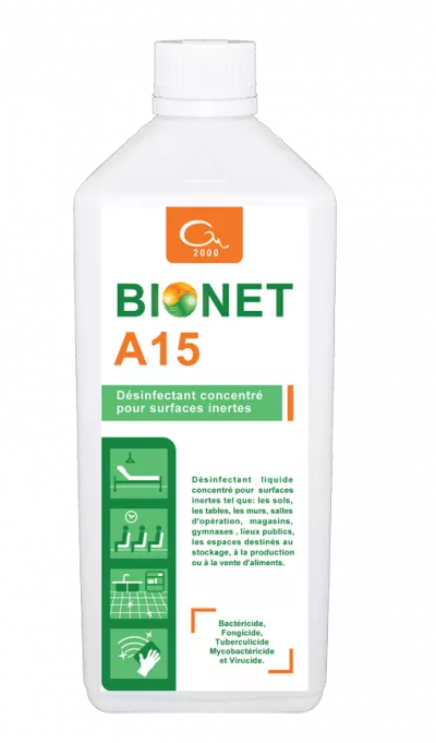 Dezinfectanti suprafete - BIONET A15 DEZINFECTANT CONC 1 L, deterlife.ro