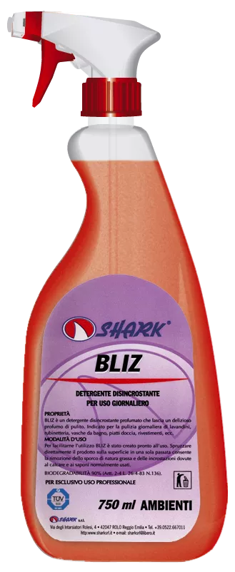 Detergenti ambient - BLIZ 750 ML DETERGENT DETARTRANT PARFUM FLORAL SHARK, deterlife.ro
