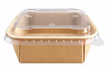 BOL cu CAPAC 128 mm PREMIUM KRAFT PE 650 ml 50 buc/set