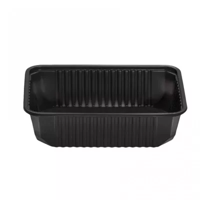 Caserole PET si PP - CASEROLA EUROBOX NEAGRA PP 750 ML 50 BUC, deterlife.ro