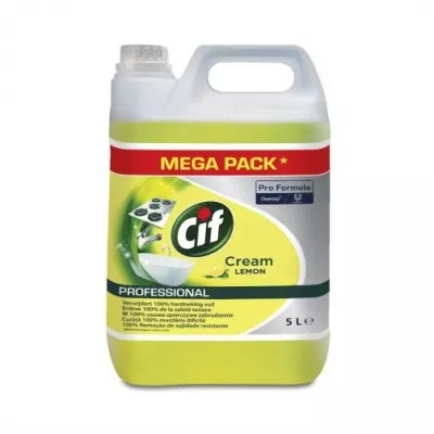 Detergenti bucatarie - CIF PROFESIONAL CREMA PENTRU CURATAT - LEMON 5 L, deterlife.ro