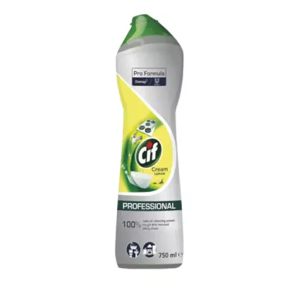 Detergenti profesionali - CIF PROFESIONAL CREMA PENTRU CURATATL - LEMON 750 ML, deterlife.ro