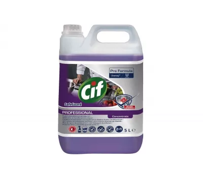 Detergenti industria alimentara - CIF  SAFE GURAD 2 in 1 DETERGENT DEZINFECTANT CONCENTRAT PRO FORMUL 5 LT, deterlife.ro