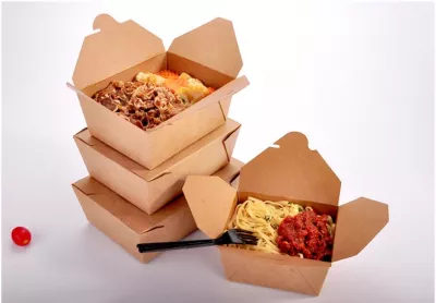 Caserole carton - CUTIE CARTON FOODBOX KRAFT 26 OZ 50 SET, deterlife.ro
