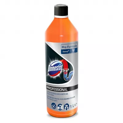 Cosmetica hoteliera - DOMESTOS GEL DESFUNDAT TEVI 1 LT, deterlife.ro