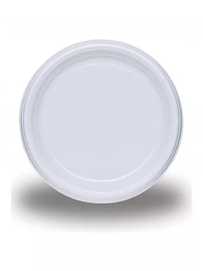 FARFURII PLASTIC PLATE 21 CM 50 BUC