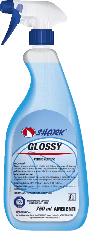 Detergenti ambient - GLOSSY 750 ML DETERGENT GEAMURI SI SUPRAFETE SHARK, deterlife.ro