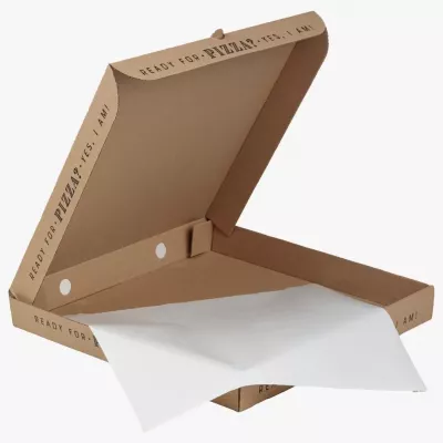 Caserole carton - HARTIE 30x30 cu PE PENTRU CUTIA PIZZA 1000 BUC/BAX, deterlife.ro