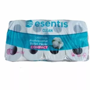 Hartie igienica - HARTIE IGIENICA ALBA 3 STRATURI COMPACT 8 ROLE/SET, deterlife.ro