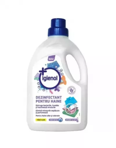 Dezinfectanti suprafete - IGIENOL DEZINFECTANT HAINE 1.5 L PURE, deterlife.ro