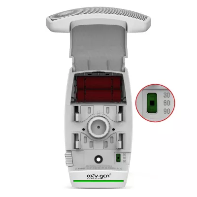 OXYGEN PRO DISPENSER ODORIZANT FARA PULVERIZARE ALB
