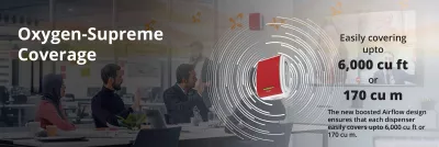 Dozator odorizante - OXYGEN PRO DISPENSER ODORIZANT FARA PULVERIZARE ALB
, deterlife.ro