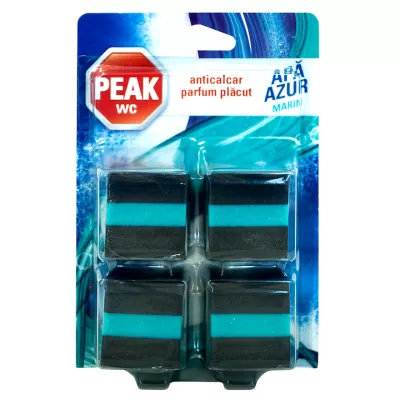 Odorizante wc - PEAK WC TABLETE 4X50 GR AZUR MARIN, deterlife.ro
