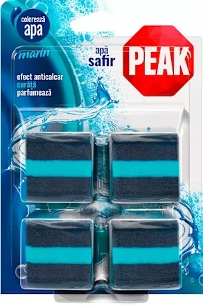 Odorizante wc - PEAK WC TABLETE 4X50 GR, deterlife.ro