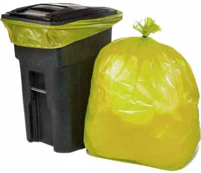 Saci menajeri - SACI MENAJERI 240 LITRI GALBENI JUMBO 10 BUC/ROLA, deterlife.ro