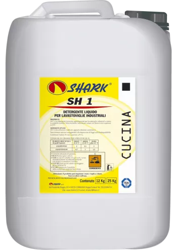 Detergenti industria alimentara - SH 1 12 KG DETERGENT LICHID CONCENTRAT PENTRU MASINI DE SPALAT VASE SHARK, deterlife.ro