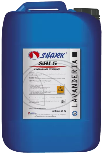 Detergent si balsam rufe - SHL 5 INALBITOR PE BAZA DE OXIGEN, CU EFECT DEZINFECTANT 25 KG SHARK, deterlife.ro