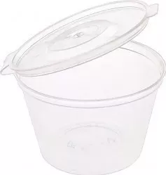 Caserole PET si PP - SOSIERE 100 ML CU CAPAC ATASAT 50 SET, deterlife.ro