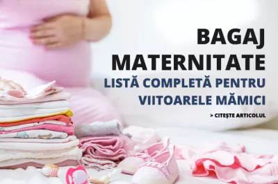 Bagaj maternitate - Lista completă - Ce trebuie să conțină?
