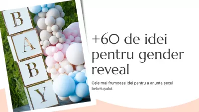 +60 de idei pentru gender reveal