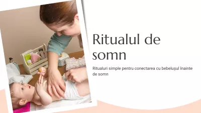 Ritualuri simple pentru conectarea cu bebelușul înainte de somn