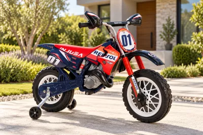 De la ce vârstă poate merge copilul cu motocicleta electrică