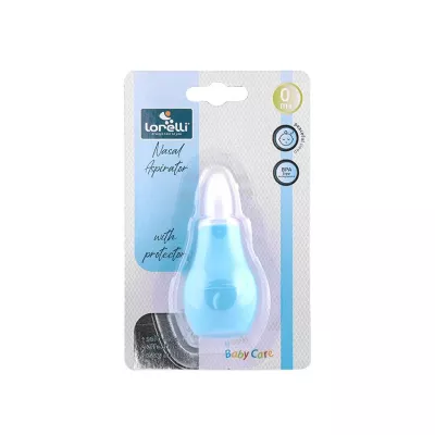 Accesorii igiena - Aspirator nazal cu capac protector, Moonlight Blue, bebelorelli.ro