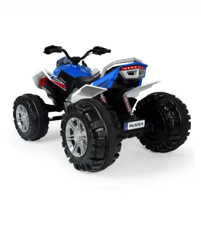ATV electric pentru copii, Injusa, Quad Rage, 12V, model silentios, pornire cu cheie, frana electrica, 3 ani+