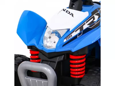 ATV electric pentru copii, licenta Honda, 18-36 luni, cu sunet si lumini, Blue