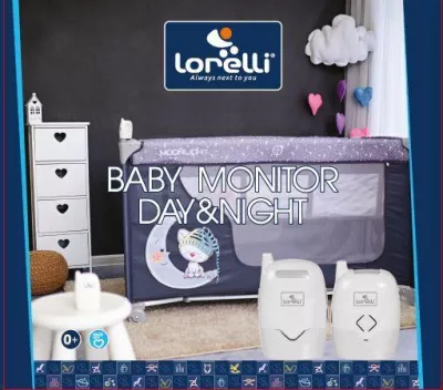 Monitoare audio video bebelusi - Baby Monitor, audio, digital, wireless, Day & Night, Grey, bebelorelli.ro