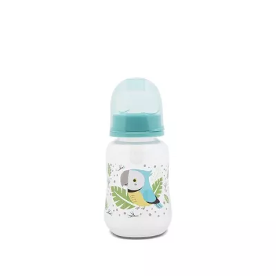 Biberoane - Biberon cu capac, 0 luni+, 125 ml, Aqua Blue, bebelorelli.ro