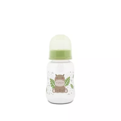 Biberoane - Biberon cu capac, 0 luni+, 125 ml, Fresh Green, bebelorelli.ro